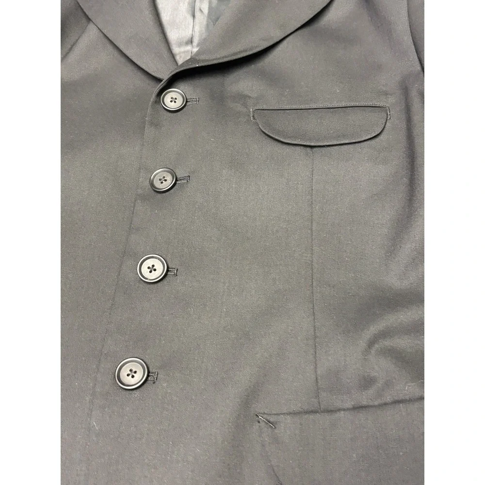 S'YTE Yohji Yamamoto Mens 4-Button Wool‎ Blend Blazer Black Size 3 Made Japan